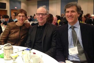 CAS Affiliates Dr. Carol Spindel, Dr. Thomas Bassett and Dr. Alex Winter-Nelson at the International Program and Services banquet, 2014.