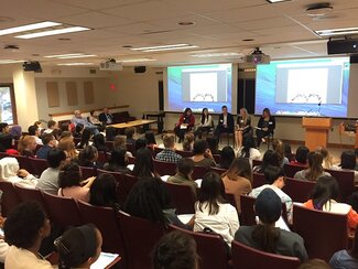 Ping Li, CAS Graduate Research Assistant and former UN Intern, presenting at the 2016 “Careers at UN and International Organizations“