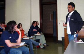 Zackie Achmat, Chairperson and founding member of the Treatment Action Campaign visited U of Chicago, Duke, Harvard, and UIUC
