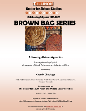 Brown Bag Series flyer
