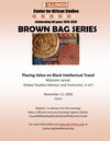 Brown Bag Series flyer