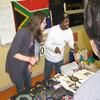 Grad. students Mbhekiseni Madela & Rebecca Vaughn attended Multicultural Celebration Night at Bottenfield Elementary (January 2012)