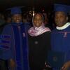 2012 Commencement (Dr. Barro with Dr. Imelda Moise/Geography and Djifa Kothor/M.A. African Studies)