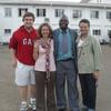Zomba-Malawi visit. Pictured: Barry Pittendrigh, Julia Bello, Merle Bowen, and Malawian colleague.