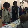 Students visit CAS table at the 2016 Major/Minor Fair