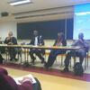 Professors Ken Salo, Misbahudeen Ahmed-Rufai (Malcolm X College, Chicago), Teresa Barnes, and Erik McDuffie at “Building Africana Studies in Community Colleges”