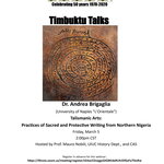 Timbuktu Talks flyer