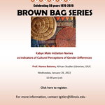 Brown Bag Series
