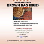 The Author as Cannibal: Rewriting in Francophone Literature as a Postcolonial Genre, 1969-1995